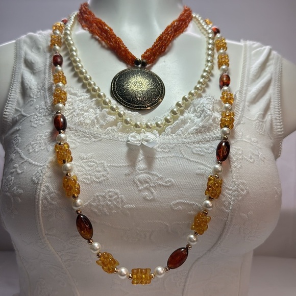 Vintage Boho Layered Necklace Set - Picture 5 of 9